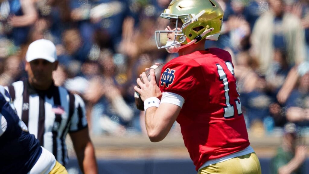 2027 NFL mock draft has Falcons drafting Notre Dame QB CJ Carr 2027 NFL mock draft has Falcons drafting Notre Dame QB CJ Carr