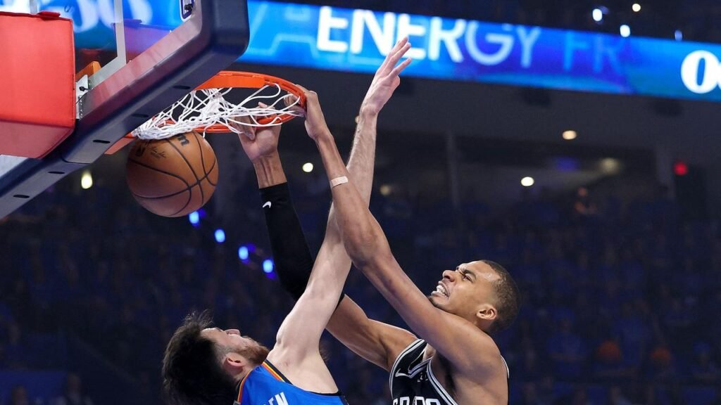 Chet Holmgren struggles in Game 7 as trade talks heat up after Spurs eliminate Thunder from NBA playoffs, news, highlights Chet Holmgren struggles in Game 7 as trade talks heat up after Spurs eliminate Thunder from NBA playoffs, news, highlights