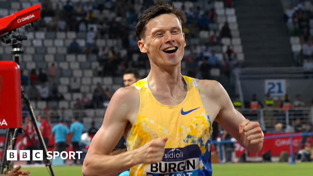 Diamond League: Max Burgin beats Olympic champion Emmanuel Wanyonyi to win 800m in Morocco Arsenal players and manager Mikel Arteta with the Premier League trophy