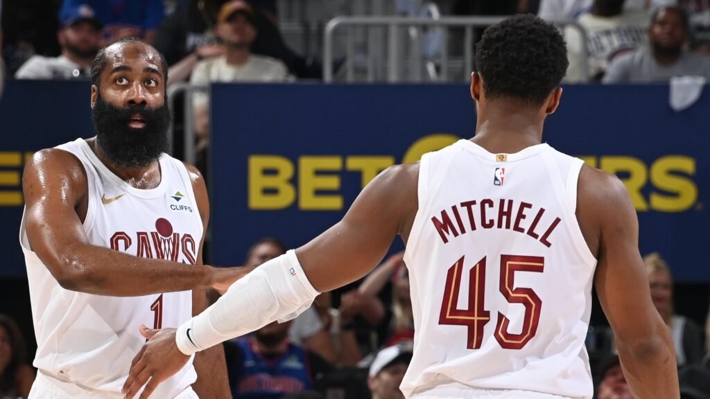 Donovan Mitchell Defends James Harden’s NBA Playoff Legacy in Video After Knicks Sweep Donovan Mitchell Defends James Harden's NBA Playoff Legacy in Video After Knicks Sweep
