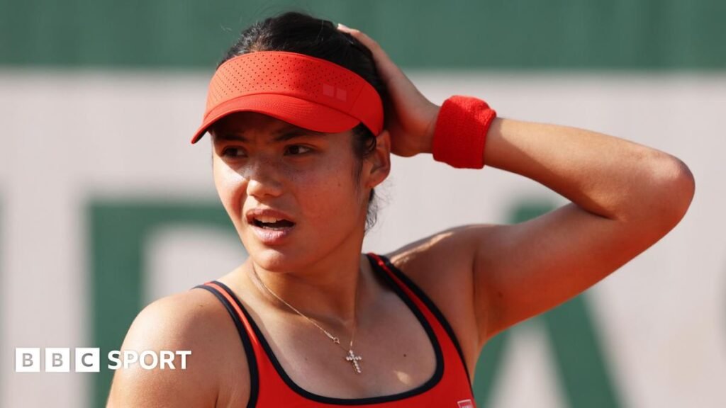 French Open 2026 results: Emma Raducanu beaten by Solana Sierra in first round Emma Raducanu