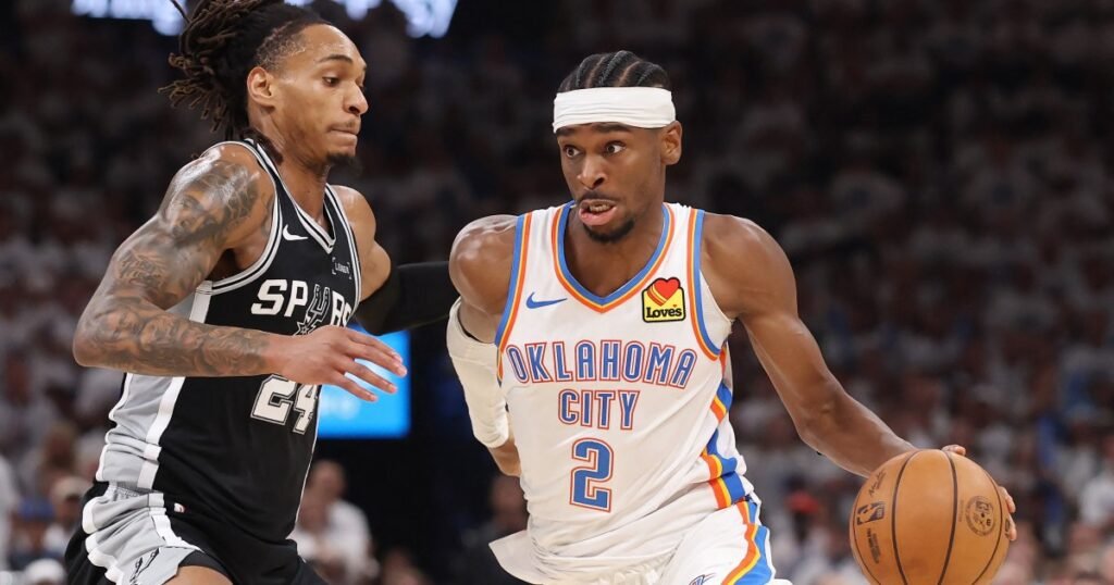 Gilgeous-Alexander, Thunder outlast Spurs to reach brink of NBA Finals | Basketball News Gilgeous-Alexander, Thunder outlast Spurs to reach brink of NBA Finals | Basketball News