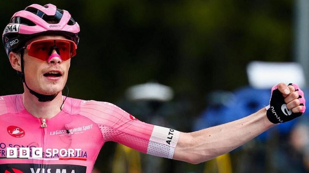 Giro d’Italia 2026: Jonas Vingegaard dominates as tempers fray Jonas Vingegaard celebrates winning stage 16 of the Giri d'Italia