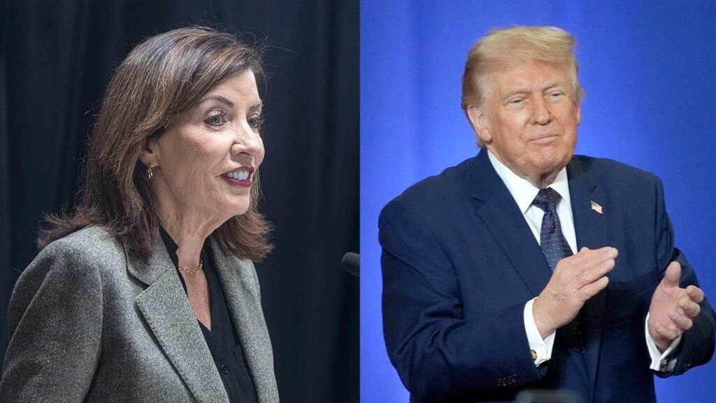 Gov. Kathy Hochul's attempt at dunking on President Trump's New York Knicks fandom backfires
