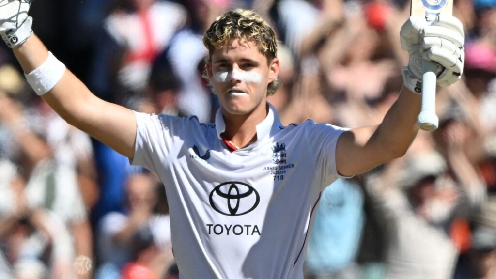 Jacob Bethell: England all-rounder expected to be fit to play in first Test against New Zealand, despite finger injury | Cricket News Jacob Bethell celebrates reaching his maiden Test century in the final Ashes Test
