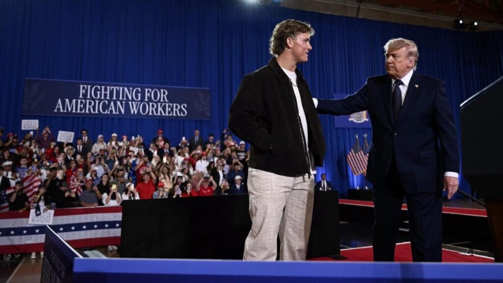 Jaxson Dart, John Harbaugh, Abdul Carter, other Giants address Donald Trump political rally drama Jaxson Dart, John Harbaugh, Abdul Carter, other Giants address Donald Trump political rally drama
