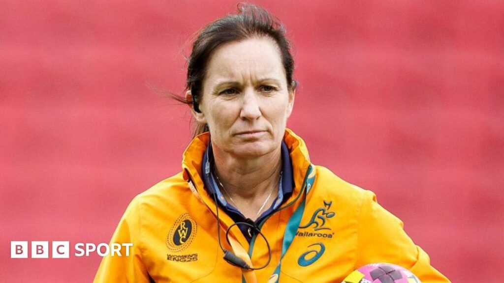 Jo Yapp: Former England captain named as first Lions Women coach Jo Yapp watches on while coaching Australia in a training session ahead of the 2025 Women's World Cup