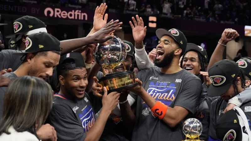 Knicks blow out Cavaliers to complete sweep and reach first NBA Finals since 1999 Knicks blow out Cavaliers to complete sweep and reach first NBA Finals since 1999