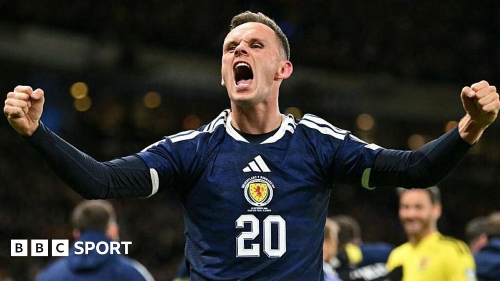 Lawrence Shankland: Have Rangers just signed Scotland’s World Cup number nine? Scotland's Lawrence Shankland celebrates