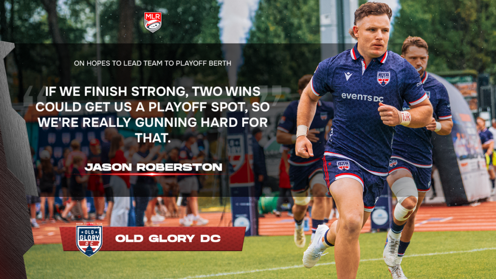 New Glory: DC Veteran Robertson Hopes to Lead Team to Playoff Berth, MLR Shield New Glory: DC Veteran Robertson Hopes to Lead Team to Playoff Berth, MLR Shield