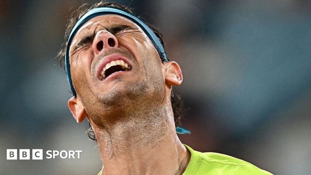 Rafael Nadal: 22-time Grand Slam singles champion discusses injury struggles in new Netflix documentary Rafael Nadal winces in pain.