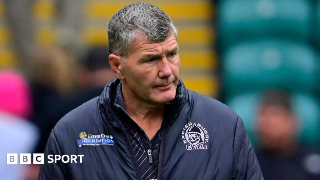 Exeter director of rugby Rob Baxter