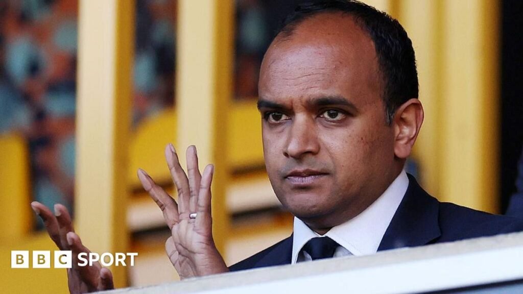 Vinai Venkatesham interview: Tottenham need ‘complete reset’, says chief executive Vinai Venkatesham watching a Tottenham game