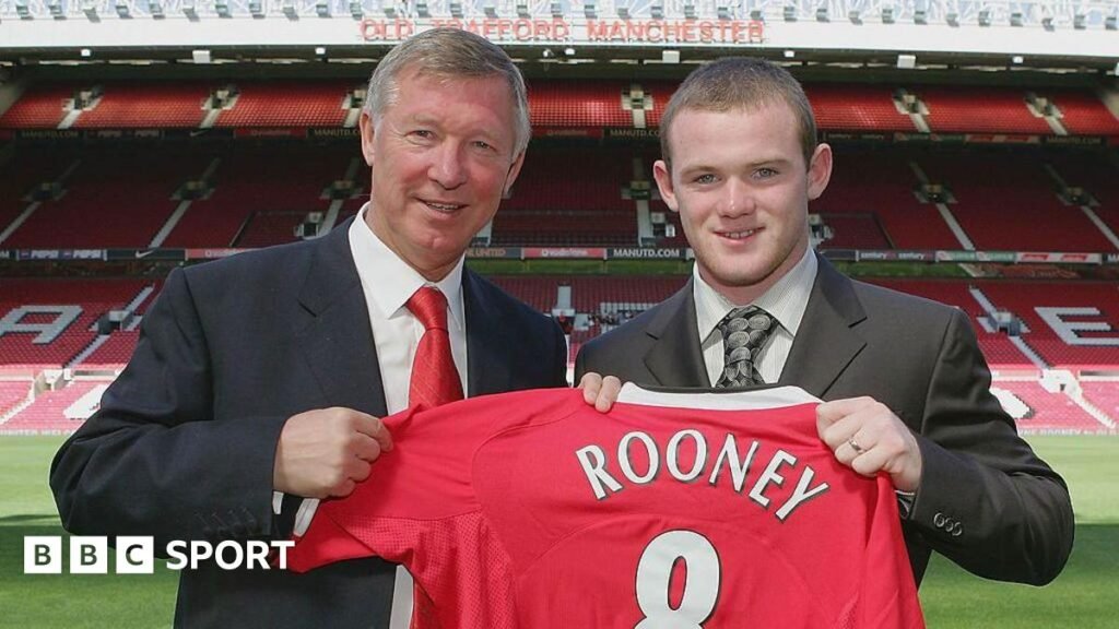 Wayne Rooney Show: How Sir Alex Ferguson twice moved to sign striker from Everton Sir Alex Ferguson stands with Wayne Rooney after signing him from Everton