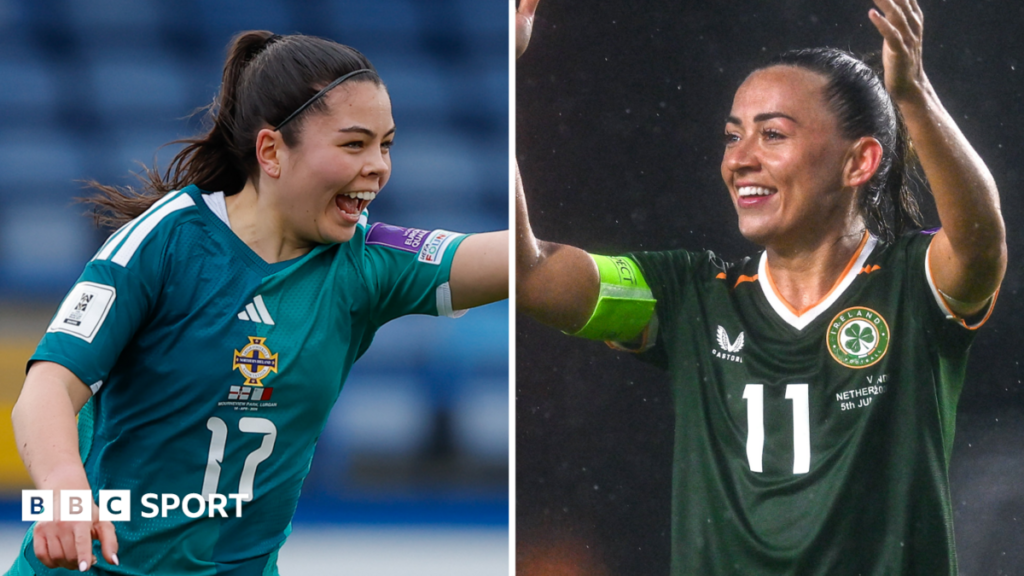 2027 Women’s World Cup: Northern Ireland and Republic of Ireland learn play-off route Joely Andrews and Katie McCabe