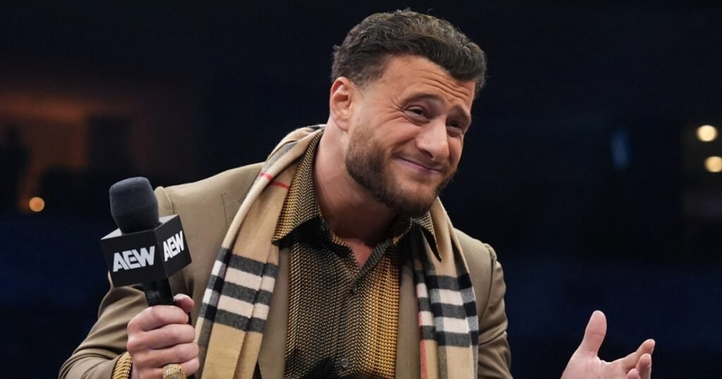 AEW’s MJF Uses Young Fan As Human Shield During Match AEW's MJF Uses Young Fan As Human Shield During Match