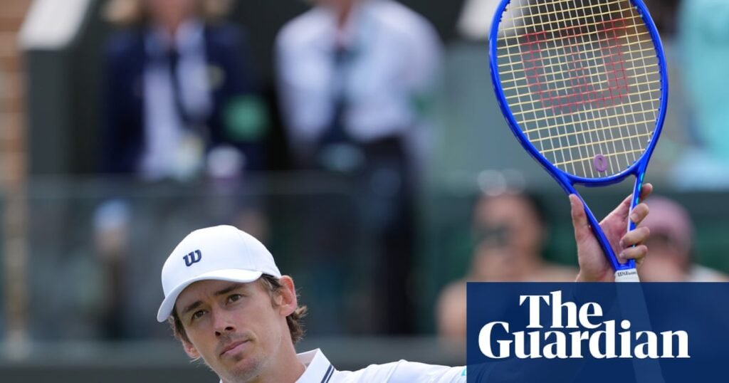 Alex de Minaur shakes off nerves to begin Wimbledon tilt with straight sets win | Alex de Minaur