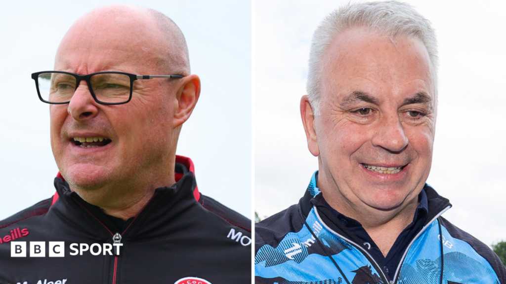 All-Ireland SFC: Tyrone to meet Kerry and Monaghan will face Louth in quarter-finals Tyrone manager Malachy O'Rourke and Monaghan manager Gabriel Bannigan
