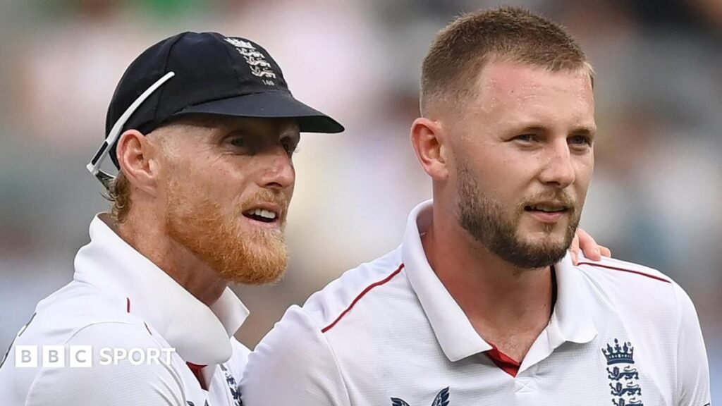 Ben Stokes and Gus Atkinson ‘blameless for violent conduct’ – ECB England Test captain Ben Stokes (left) and fast bowler Gus Atkinson (right)