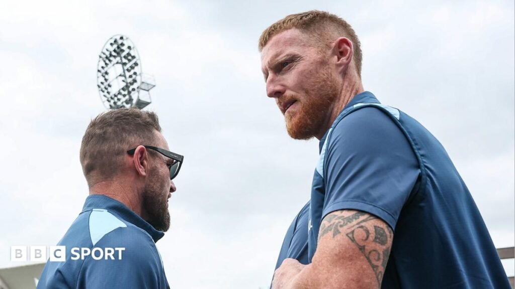 Brendon McCullum (left) and Ben Stokes (right)