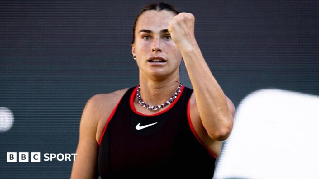 Berlin Open: Aryna Sabalenka battles past Nikola Bartunkova, Jessica Pegula through Aryna Sabalenka celebrates while playing against Nikola Bartunkova at the Berlin Open