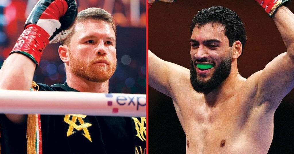 Canelo Alvarez tells Hamzah Sheeraz who he must face to ‘earn’ a shot at him Canelo Alvarez tells Hamzah Sheeraz who he must face to ‘earn’ a shot at him