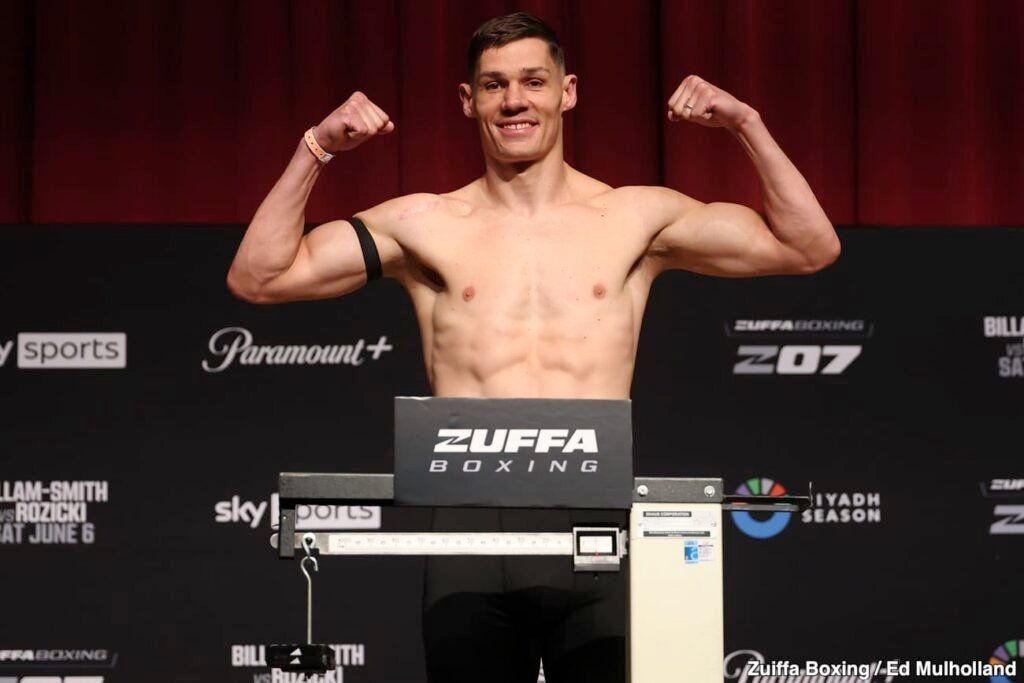Chris Billam-Smith, Ryan Rozicki Make Weight For June 6 Cruiserweight Clash