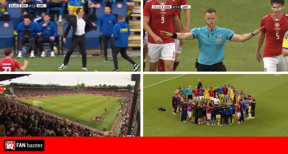 Christian Eriksen ‘conscious’ after collapsing on the pitch during Denmark v Ukraine game Christian Eriksen 'conscious' after collapsing on the pitch during Denmark v Ukraine game