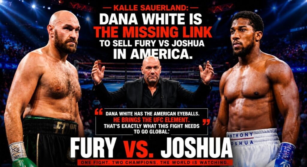 Dana White Needed To Sell Fury Vs Joshua To US Casuals Image: Kalle Sauerland: Dana White Needed To Sell Fury vs Joshua To US Casuals
