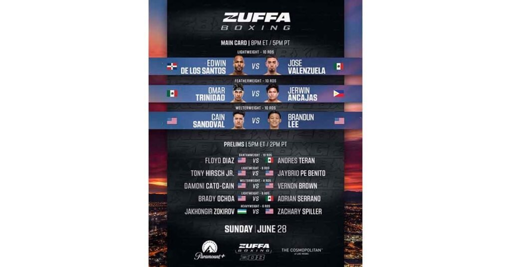 Edwin De Los Santos vs Jose Valenzuela 2 full fight video poster 2026-06-28
