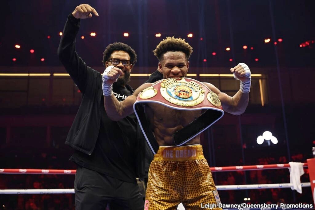 Image: Devin Haney Responds After Keyshawn Davis Lands No. 1 WBO Welterweight Ranking