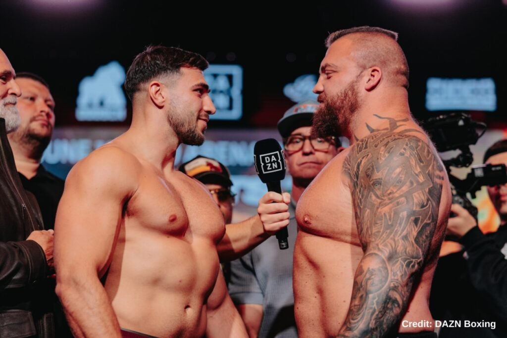 The Battle of Britain: Eddie Hall vs. Tommy Fury Weigh-In and Thoughts