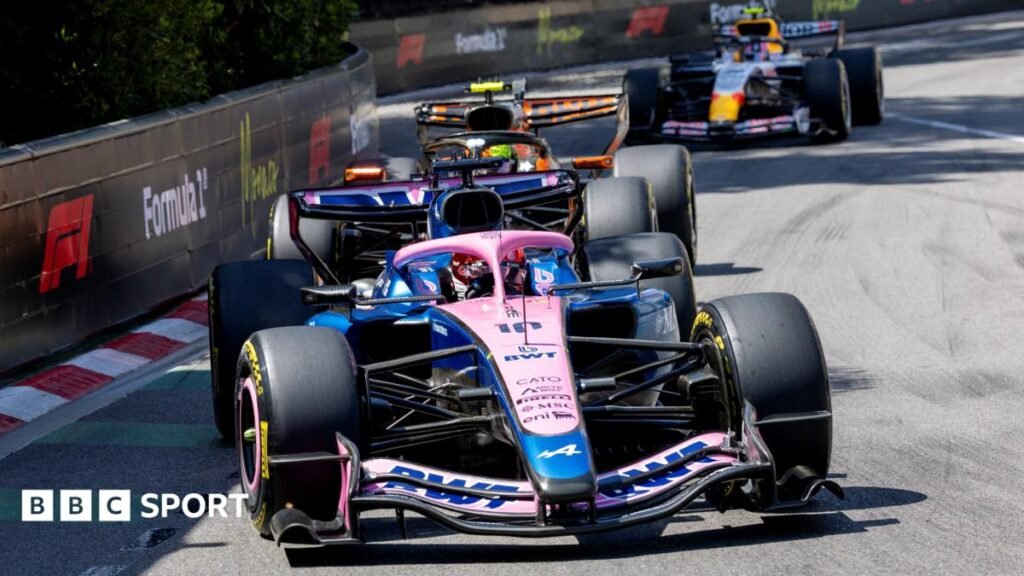 F1 Q&A: Gasly’s overturned penalty, Hamilton’s race engineer, Lindblad and Red Bull’s engine Alpine's Pierre Gasly with McLaren's Lando Norris right behind him, and a Racing Bulls in the background, approaching the hairpin during the Monaco Grand Prix