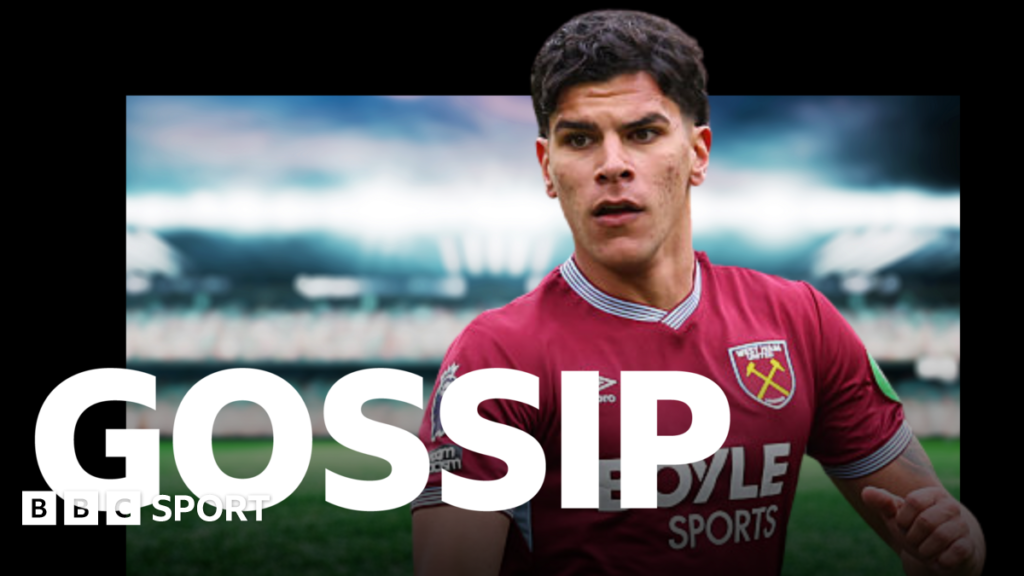 Football gossip: Fernandes, Van Hecke, Maguire, Jones, Diomande, Olise, Silva BBC Gossip graphic featuring an image of Nottingham Forest's Morgan Gibbs-White
