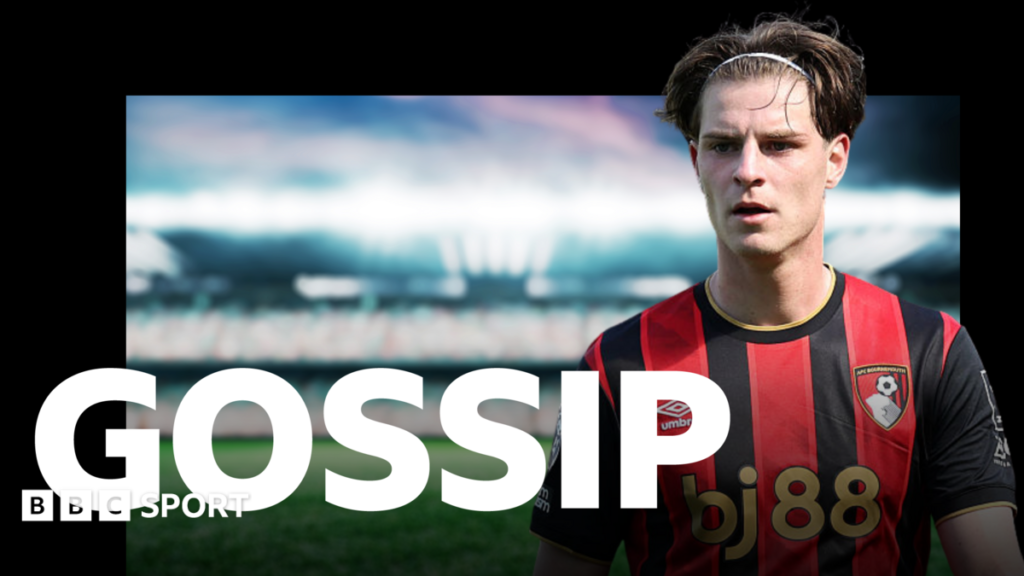 Football gossip: Scott, Monga, Bowen, Rogers, Fernandes, Olise, Haaland, Vinicius Jr, Alvarez A graphic of Premier League players from every team in the division in 2025-26 season, with the Premier League trophy in front of them.