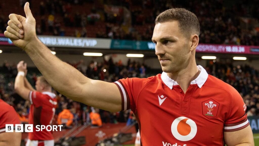 George North: Retiring Welsh great to play for Barbarians against Wales George North gives thumbs up to the crowd