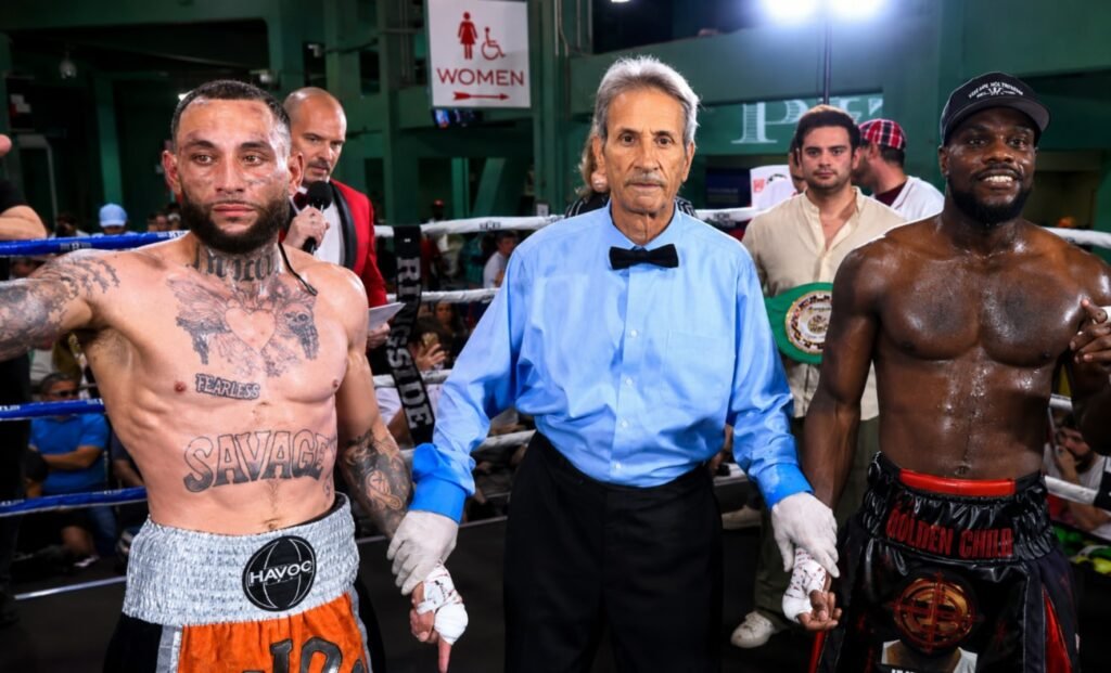Jahyae Brown, Anthony Vieira Fight To Split Draw At Fenway Park Image: Jahyae Brown, Anthony Vieira Fight To Split Draw At Fenway Park