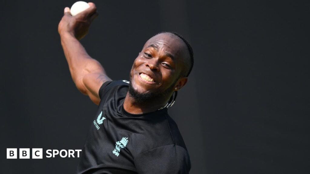 England fast bowler Jofra Archer