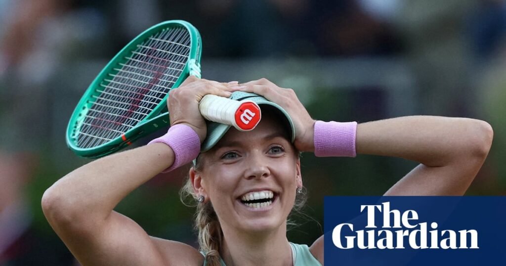 Katie Boulter stuns Rybakina for biggest win after Raducanu starts Queen’s party | Tennis Katie Boulter stuns Rybakina for biggest win after Raducanu starts Queen’s party | Tennis