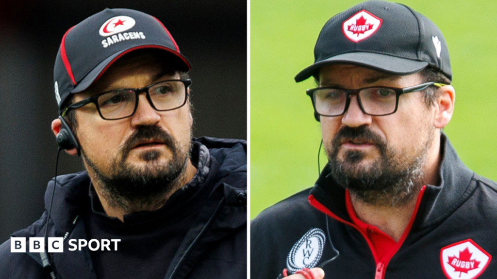 Kevin Rouet in Saracens kit