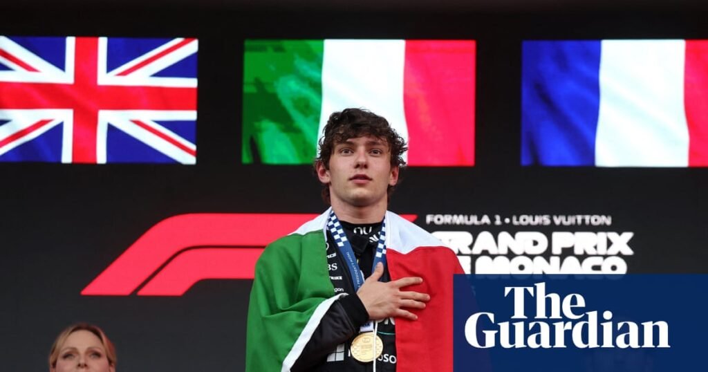 Kimi Antonelli holds nerve to win chaotic F1 Monaco GP after late red flag | Formula One 2026 Kimi Antonelli holds nerve to win chaotic F1 Monaco GP after late red flag | Formula One 2026