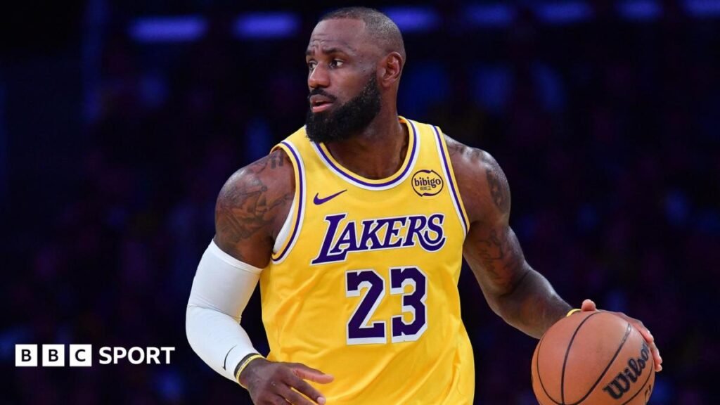 Los Angeles Lakers player LeBron James