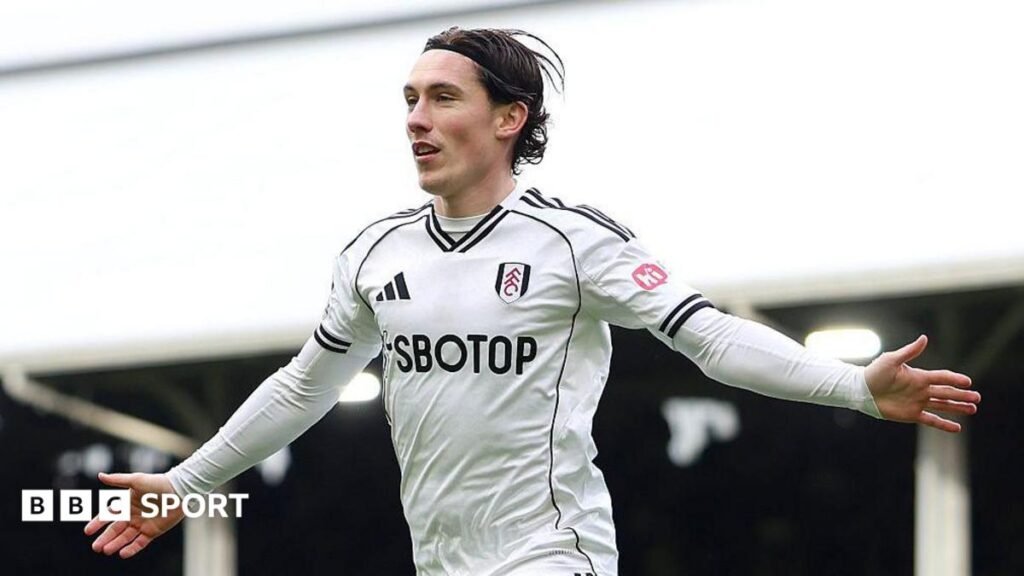 Leeds United agree contract with Fulham forward Harry Wilson Harry Wilson celebrates a goal for Fulham with his arms outstretched