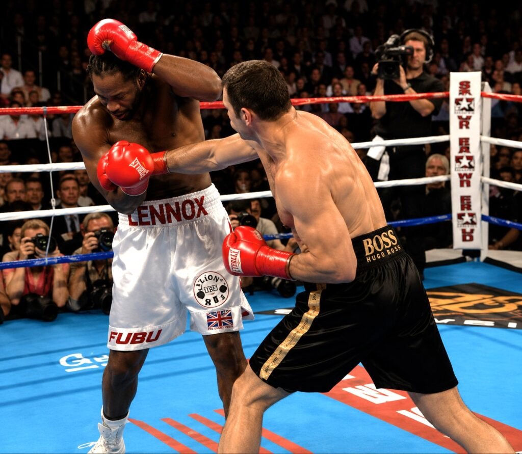 Lennox Lewis Ends Career With Controversial TKO Win Over Vitali Klitschko Image: June 21, 2003: Lennox Lewis Ends Career With Controversial TKO Win Over Vitali Klitschko