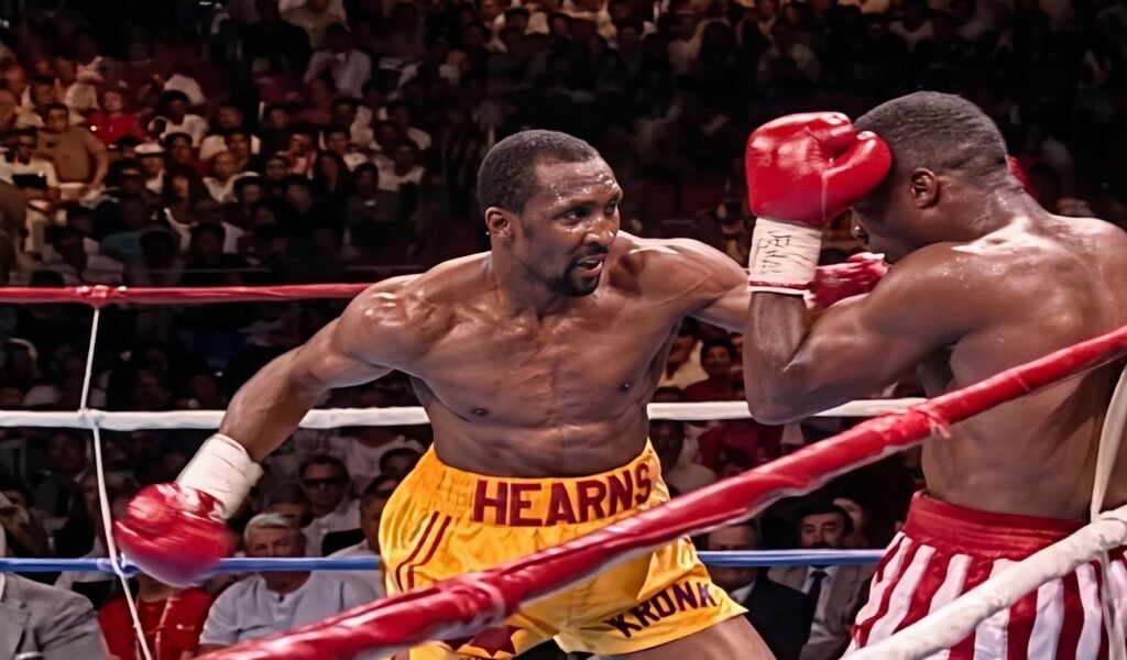Leonard Says His Camp Underestimated Thomas Hearns Image: Sugar Ray Leonard Says His Camp Wrote Off Thomas Hearns