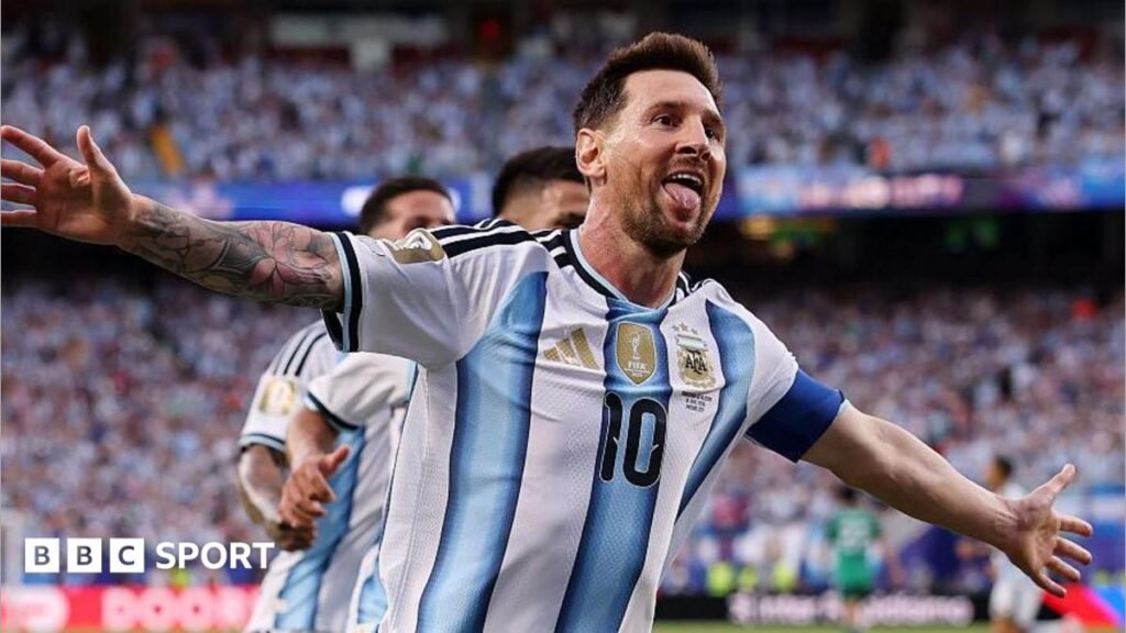 Lionel Messi produces World Cup masterclass for the ages Lionel Messi became the first player in history to feature at six World Cups