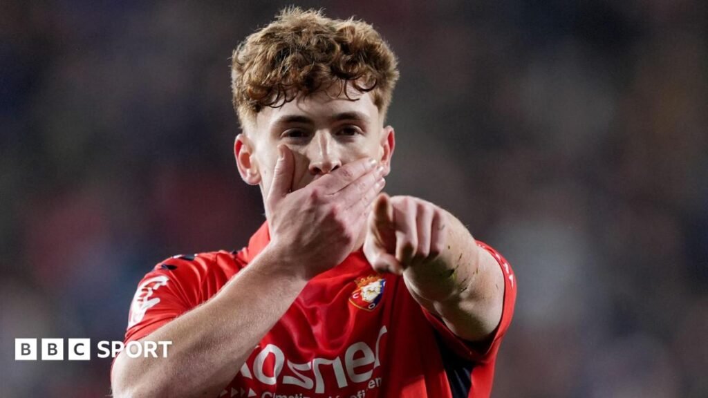 Victor Munoz celebrating a goal