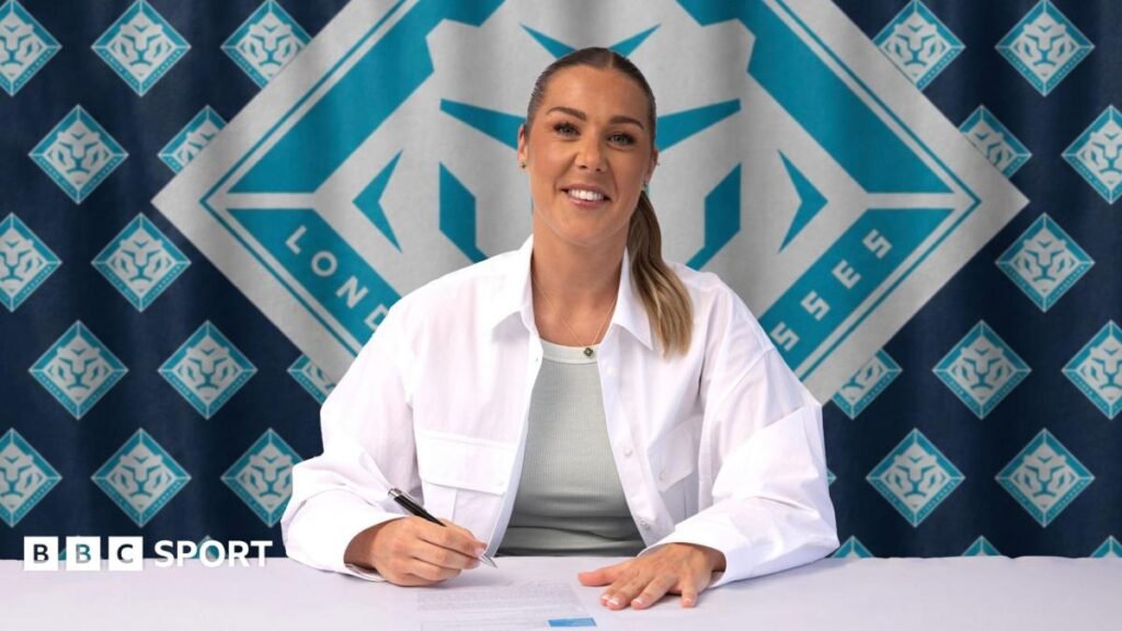 London City Lionesses sign ex-England goalkeeper Mary Earps Mary Earps signing her London City Lionesses contract