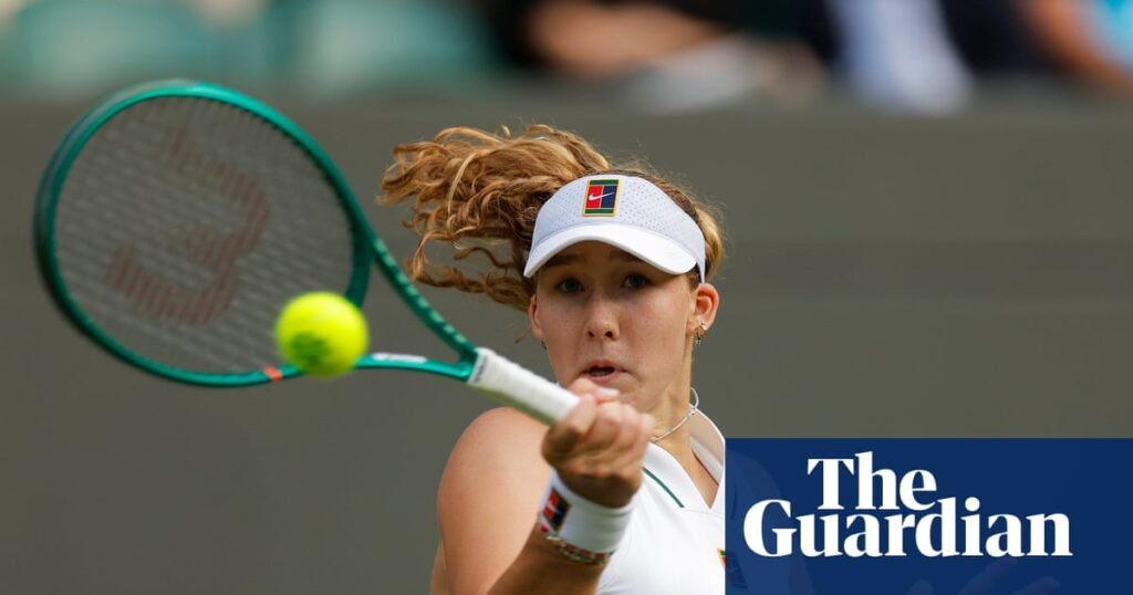 Mirra Andreeva clears first hurdle at Wimbledon in bid to join greats | Wimbledon