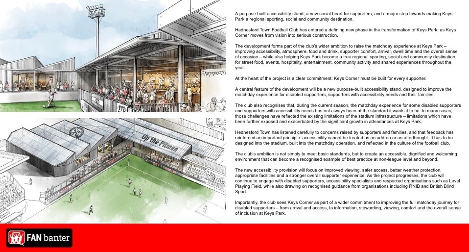 National League North new boys unveil impressive new purpose-built accessibility social stand National League North new boys unveil impressive new purpose-built accessibility social stand